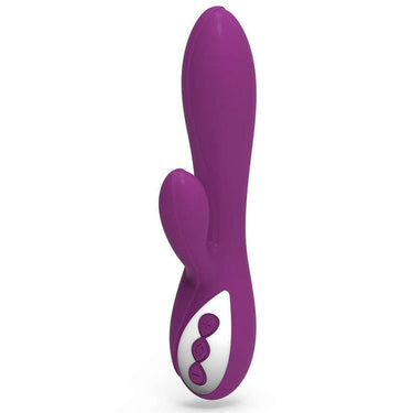 Vibratore Dual Stim: G, Clitoride, Silicone Setoso, Ricaricabile